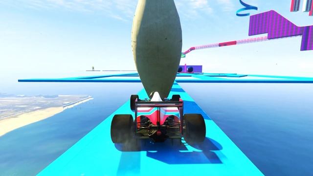 GTA V Epic New Stunt Race For Car Racing Challenge by Trevor and Shark #4555 смотреть онлайн