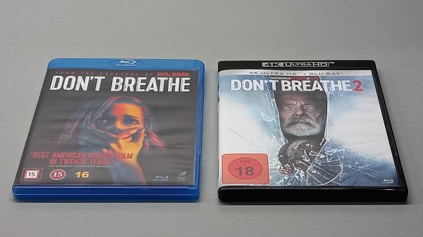 НЕ ДЫШИ (1 и 2 части) - DON`T BREATHE - 4K UHD Blu-ray - 2015 - 2021 - Stephen Lang