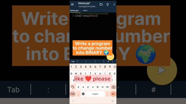 bin() in python|convert number into BINARY| #coding #pythonturtle #programminglanguage #shortsvideo смотреть онлайн