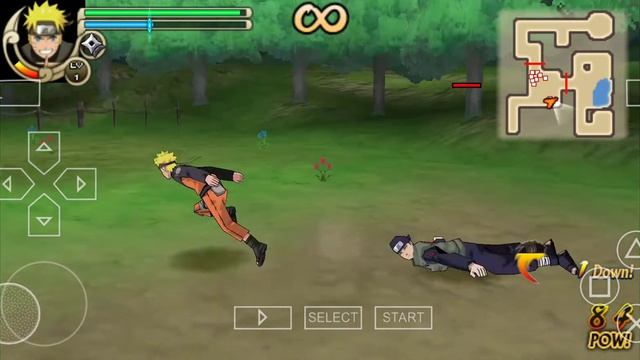 NARUTO SHIPPUDEN ULTIMATE NINJA IMPACT GAME 1 смотреть онлайн