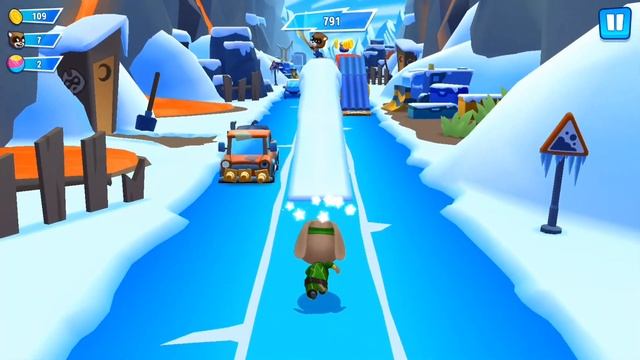 Talking Tom Hero Dash Color Blast - Mighty Ginger vs Superhero Hank (Android iOS) смотреть онлайн