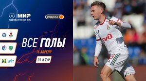 Все голы 16.04.2023 | 23 тур Мир РПЛ 2022/23