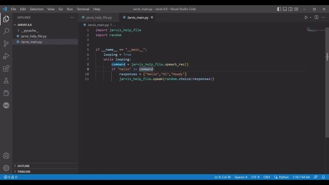Making Jarvis in Python Video 3: Starting the Main Body смотреть онлайн