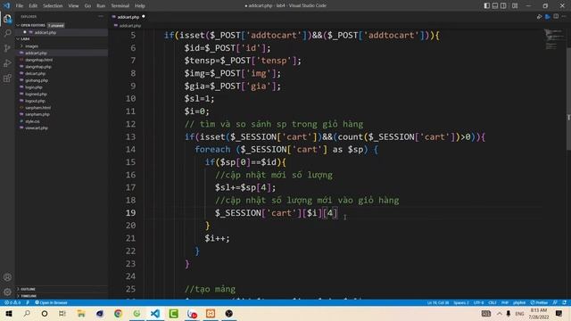 Lap trinh gio hang php mang session cập nhật số lượng sản phẩm смотреть онлайн
