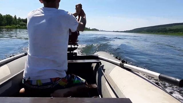 Первый тест на воде. Болотоход, лодоный мотор LongTail, мотовесло