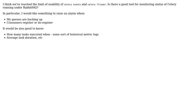 Celery and RabbitMQ - Tools for monitoring and callout alarms смотреть онлайн