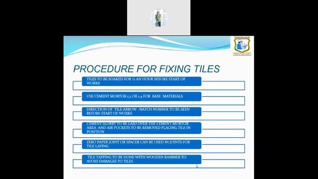 Finishes in Construction Part 2, day 4 on flooring by Suresh Sir смотреть онлайн