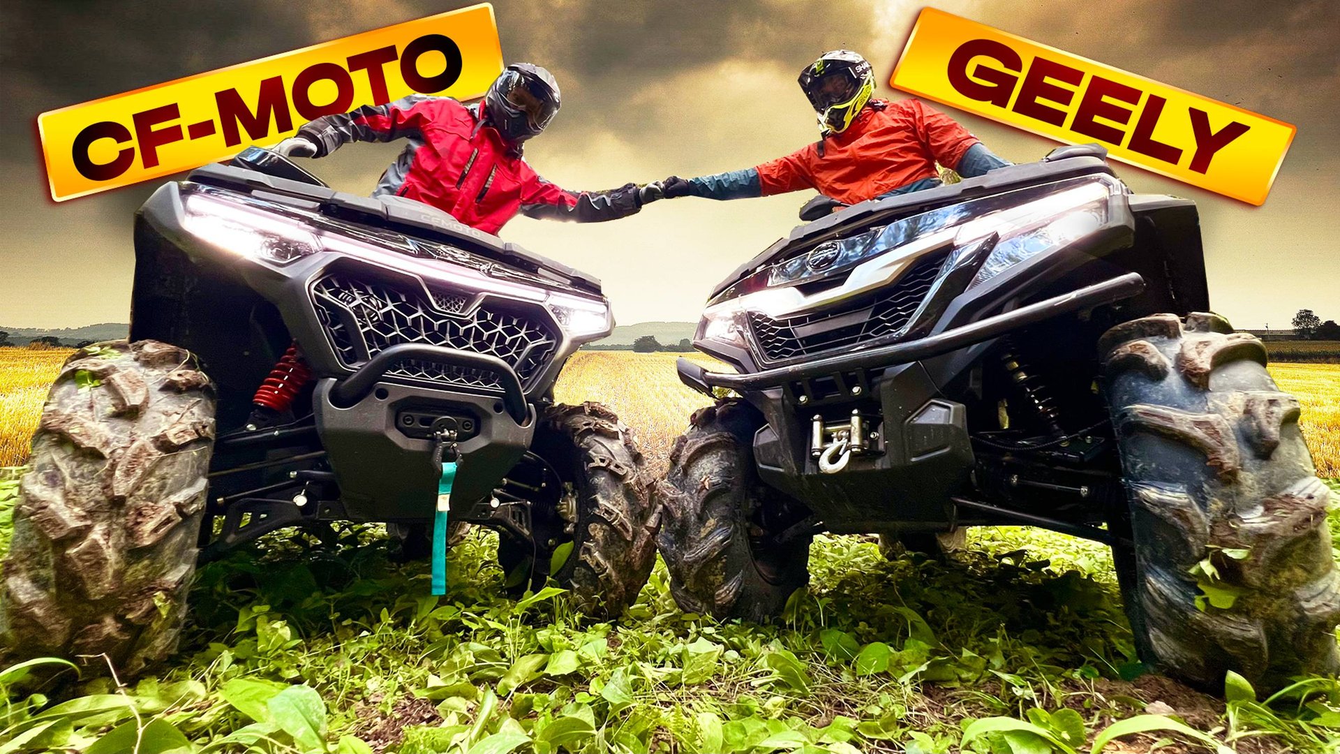 Новый CF-Moto 1000 против квадроцикла от Geely! Битва квадроциклов! смотреть онлайн