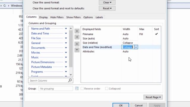 Directory Opus 12: Resizing File Display Columns, and Folder Formats. смотреть онлайн