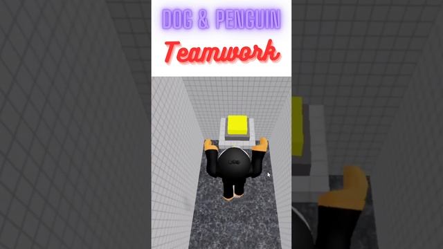 Командная Работа Пингвина и Собаки!! #roblox #роблокс смотреть онлайн