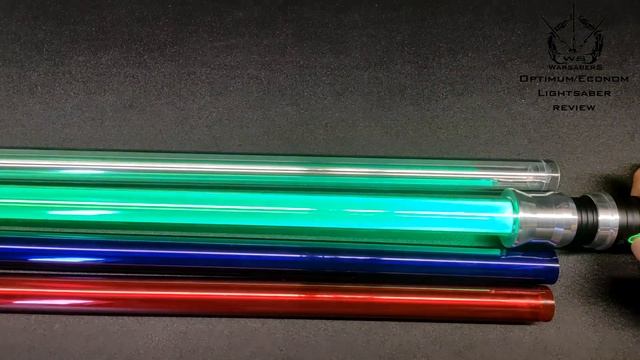 Демонстрация цветных и прозрачных клинков для светового меча | Мастерская WarSabers - Аксессуары смотреть онлайн