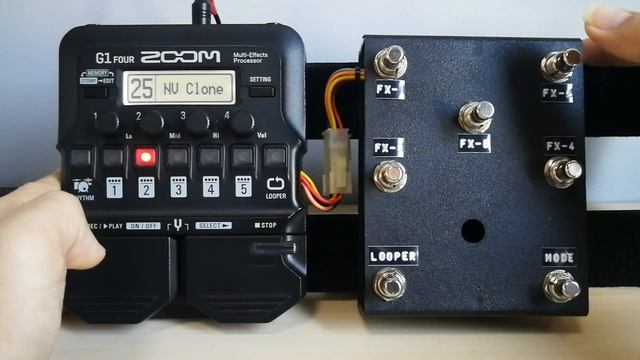 Zoom G1 Four Footswitch Mod смотреть онлайн