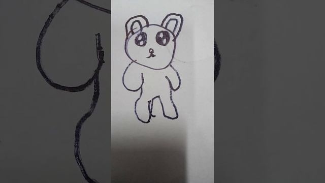 Как нарисовать мишку из круга смотреть онлайн