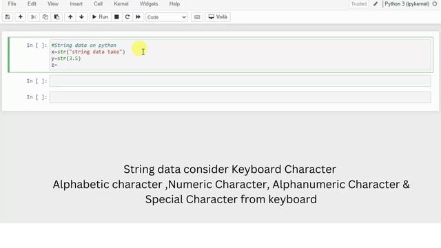 String Data Type in Python | Python Language Program | Python Programming | Jupyter NoteBook |IL смотреть онлайн