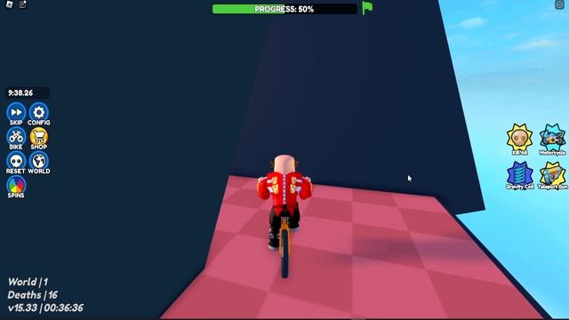 Obby But You're On A Bike | Roblox Full Gameplay Impossible Bike Stunts