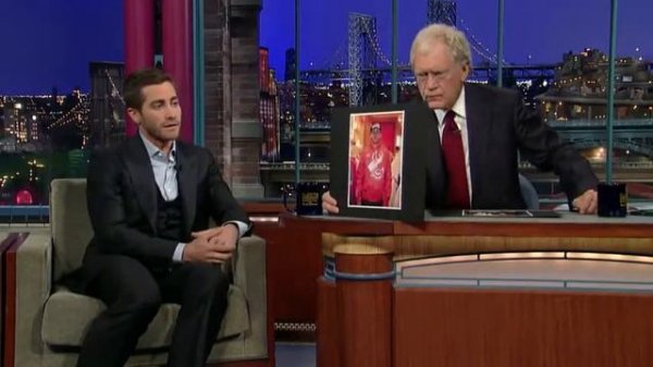 JAKE GYLLENHAAL ON DAVID LETTERMAN SHOW 2010
