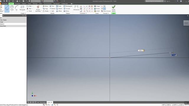 Autodesk Inventor Pro 2019 4 -2D Lines & Splines смотреть онлайн
