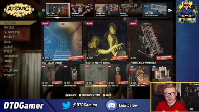 Fallout 76 Atomic Shop Update | October 10th - 17th смотреть онлайн