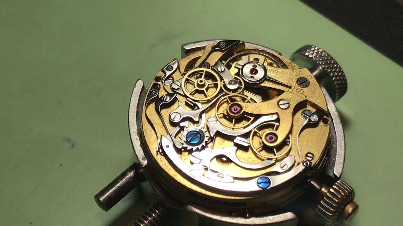 Lemania 13 CH chronograph movement смотреть онлайн
