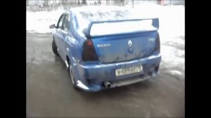 Тюнинг логана,обвесы на рено логан...