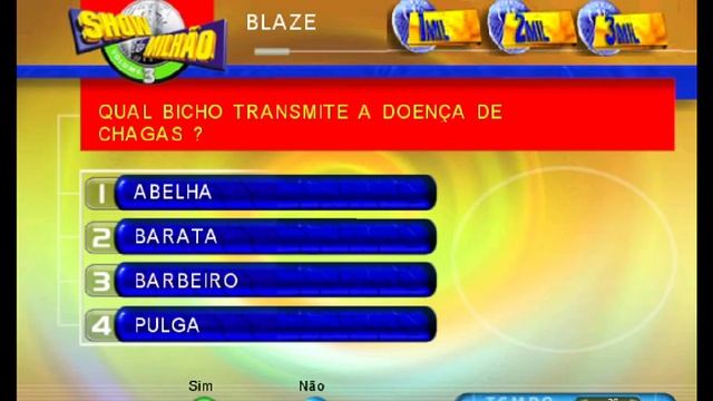 Show do Milhão para Dreamcast rodando no emulador RetroArch Flycast смотреть онлайн
