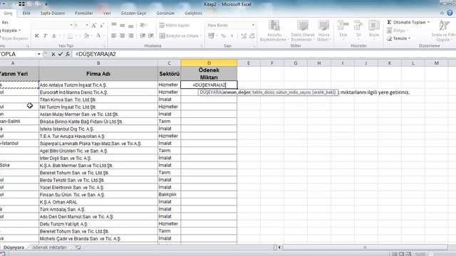 Excel Dersleri - Düşeyara Fonksiyonu смотреть онлайн