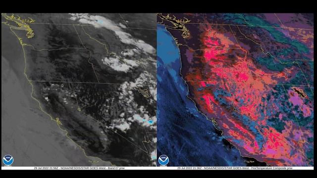 McKinney Fire, Klamath River, Siskiyou County, California, July 29-30, 2022 смотреть онлайн