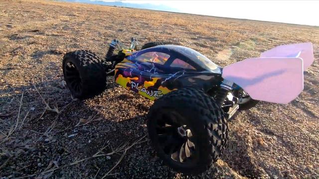 RC BUGGY on Monster Truck Tires - BEACH PERFORMANCE Hsp 94995 смотреть онлайн
