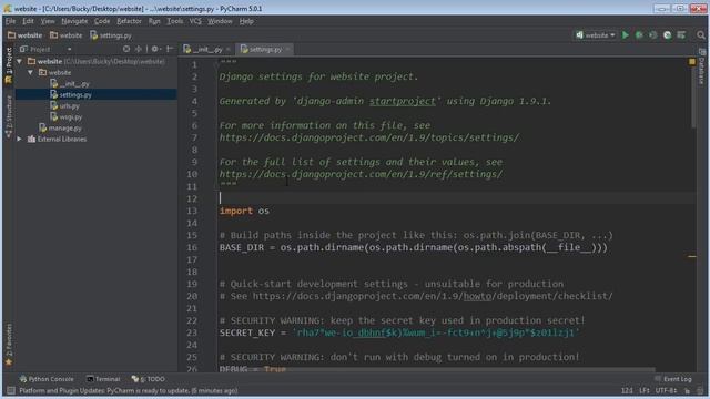 Django Tutorial for Beginners - 2 - Creating a Project смотреть онлайн
