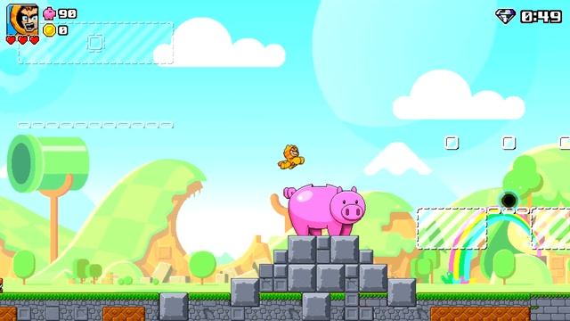 Mega Coin Squad gameplay of first level смотреть онлайн