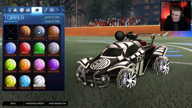 *NEW* DOUBLE DRIBBLE IN ROCKET LEAGUE! (BASKETBALL TOPPER)