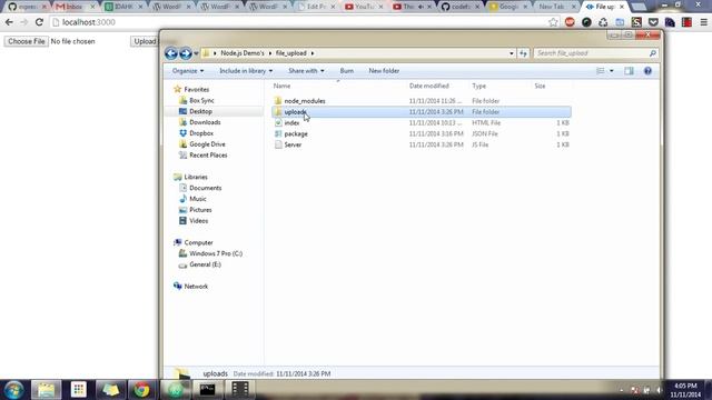 Node.js File Uploads Tutorial смотреть онлайн