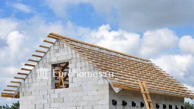 Проекты домов с мансардой из газобетона смотреть онлайн