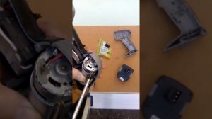 Задымил шуруповёрт.  Устранение неисправности.