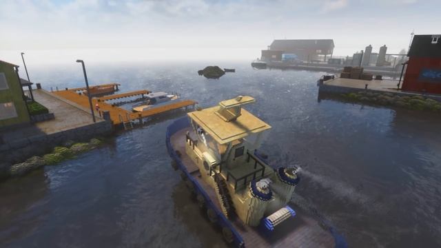 Tug Boat Crashes (Sink) | Teardown смотреть онлайн