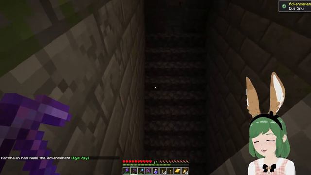 Stronghold Search! Finding the End Portal: Minecraft Advancement Quest - Ep 21 смотреть онлайн