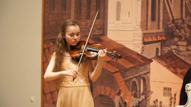 Э. Лало – Испанская симфония для скрипки с оркестром,  4 и 5 части Марина Симонова, Таэра Гончаренк