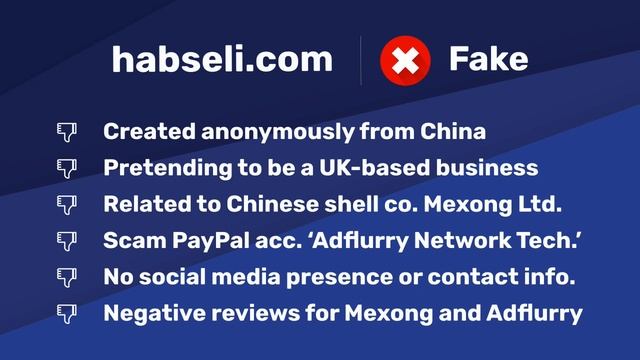Habseli.com (Mexong Ltd.) | Fake or Real? » Fake Website Buster смотреть онлайн