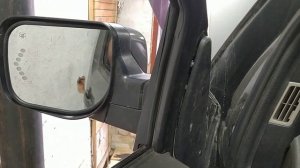 работа зеркал на Nissan Pathfinder r51