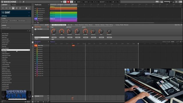 Demo Track: The Oracle Pack Vol. 3 - Making a beat with Maschine Studio смотреть онлайн