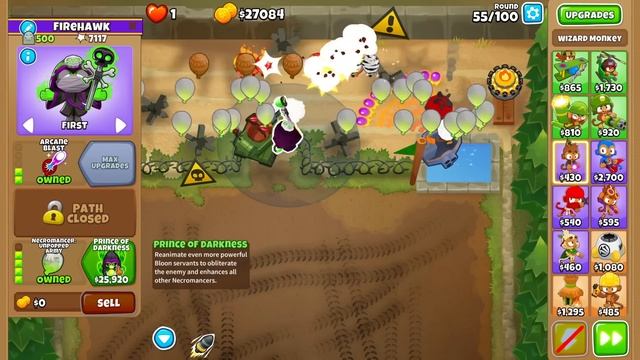 CHIMPS But with the 4 towers of the apocalypse!! - Bloons TD 6 смотреть онлайн