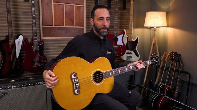 El Capitan J-200 Studio Bass - Aged Vintage Natural смотреть онлайн