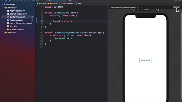 How to Add and Show Images from Assets Catalog in SwiftUI. смотреть онлайн