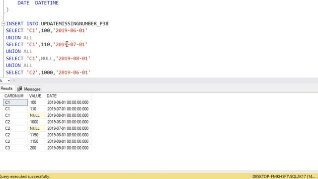 SQL Server | UPDATE MISSING VALUES in sql | Sql Server Interview Part 38 смотреть онлайн