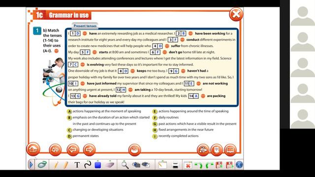 On Screen B 2 + Teens Unit 1 C Present Tenses смотреть онлайн