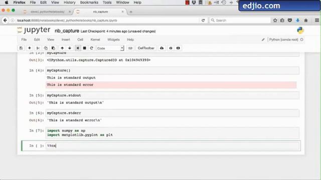 Capturing Output in Jupyter Notebook смотреть онлайн