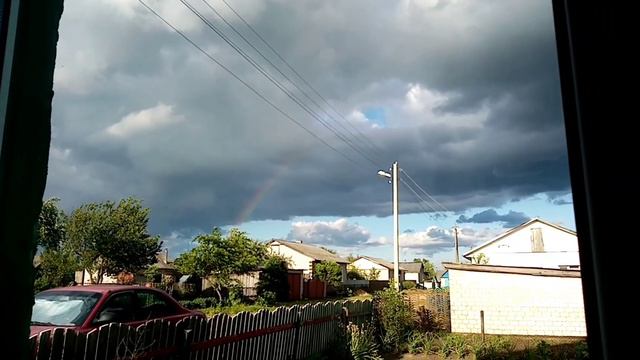Вечерняя гроза, тёмный ШВ, ливень и 3 радуга за день. 14.06.2022 смотреть онлайн