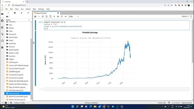 ¡Reporte financiero con Python! смотреть онлайн