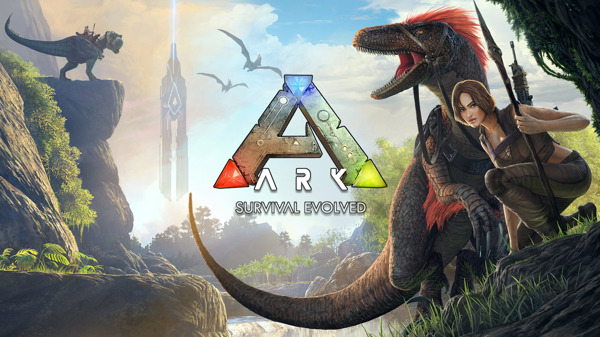 Играем в ARK: Survival Evolved - Island. Часть 1 (кооператив)