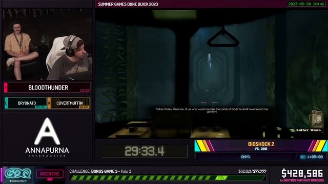 BioShock 2 by bloodthunder in 49:24 - Summer Games Done Quick 2023 смотреть онлайн